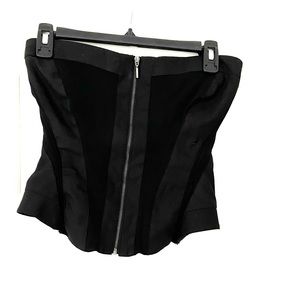 ZIP UP CORSET/BUSTIER